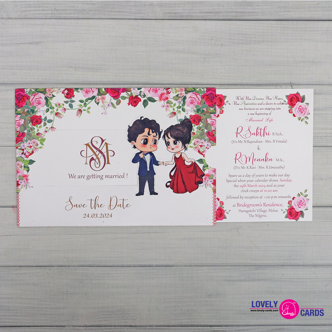Personalized Wedding Invite-276 โ view 2