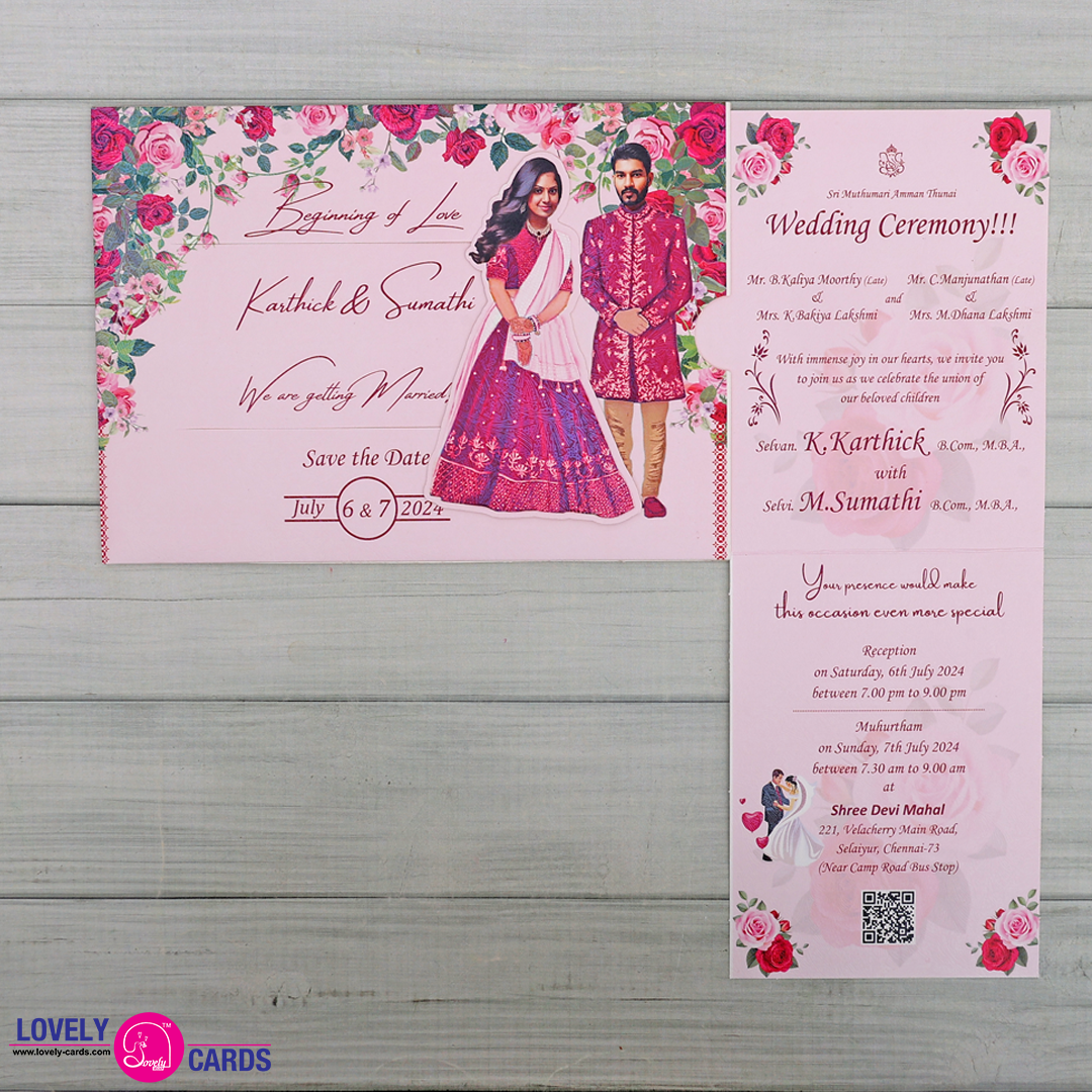 Personalized Wedding Invite-283 โ view 3
