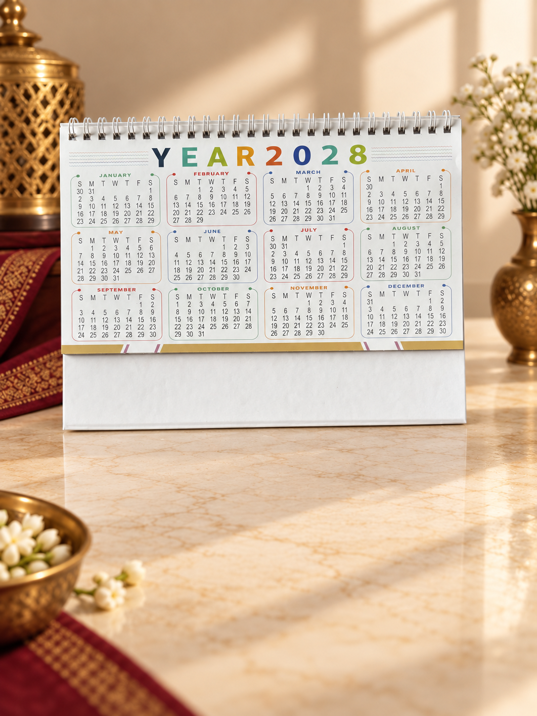NTL 04 Table Calendar 2027 - product view 7