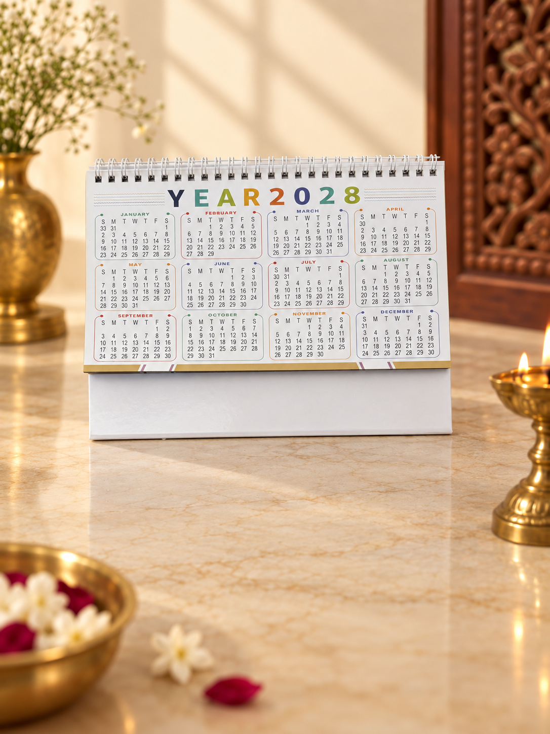 NTL 01 Table Calendar 2027 - product view 6