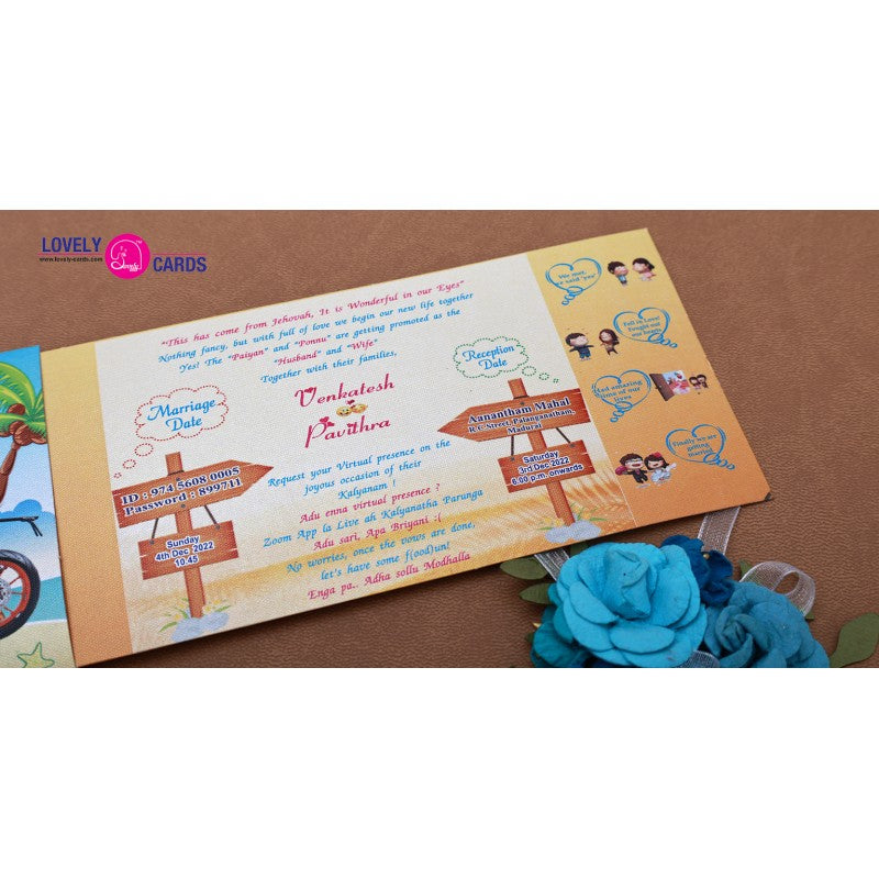 Personalized Wedding Invite-110 โ view 4