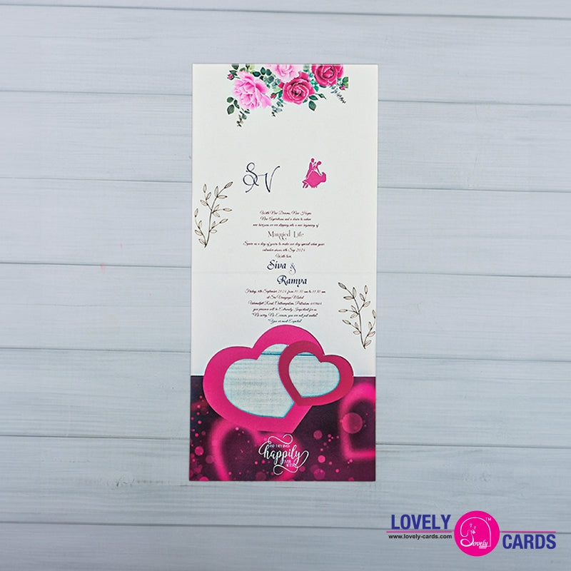 Personalized Wedding Invite-156 โ view 3