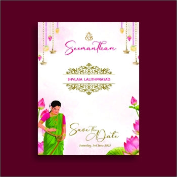 Personalized Baby Shower Invite-015 โ view 3