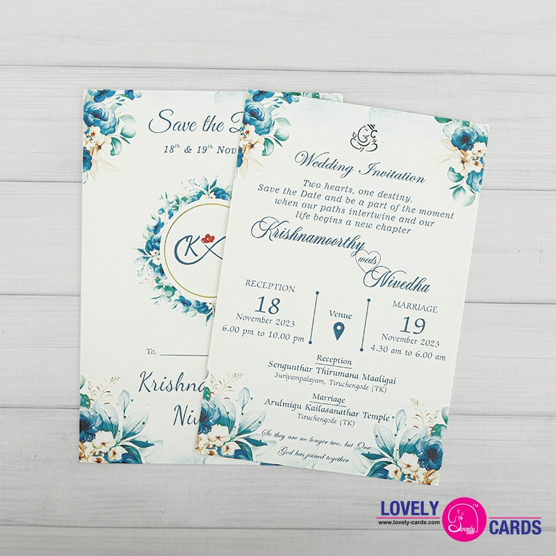 Personalized Wedding Invite-084 — view 2