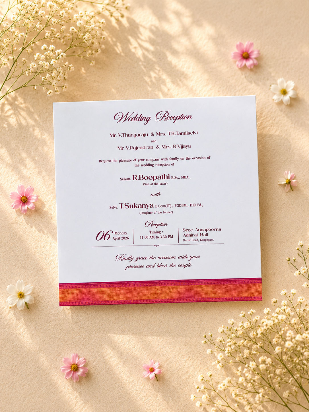Personalized Wedding Invite-355 — view 3