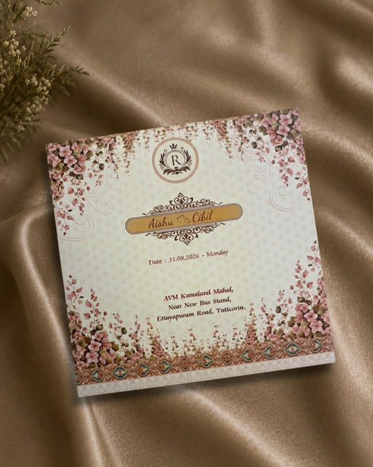 CUSTOMIZED WEDDING CARD 05