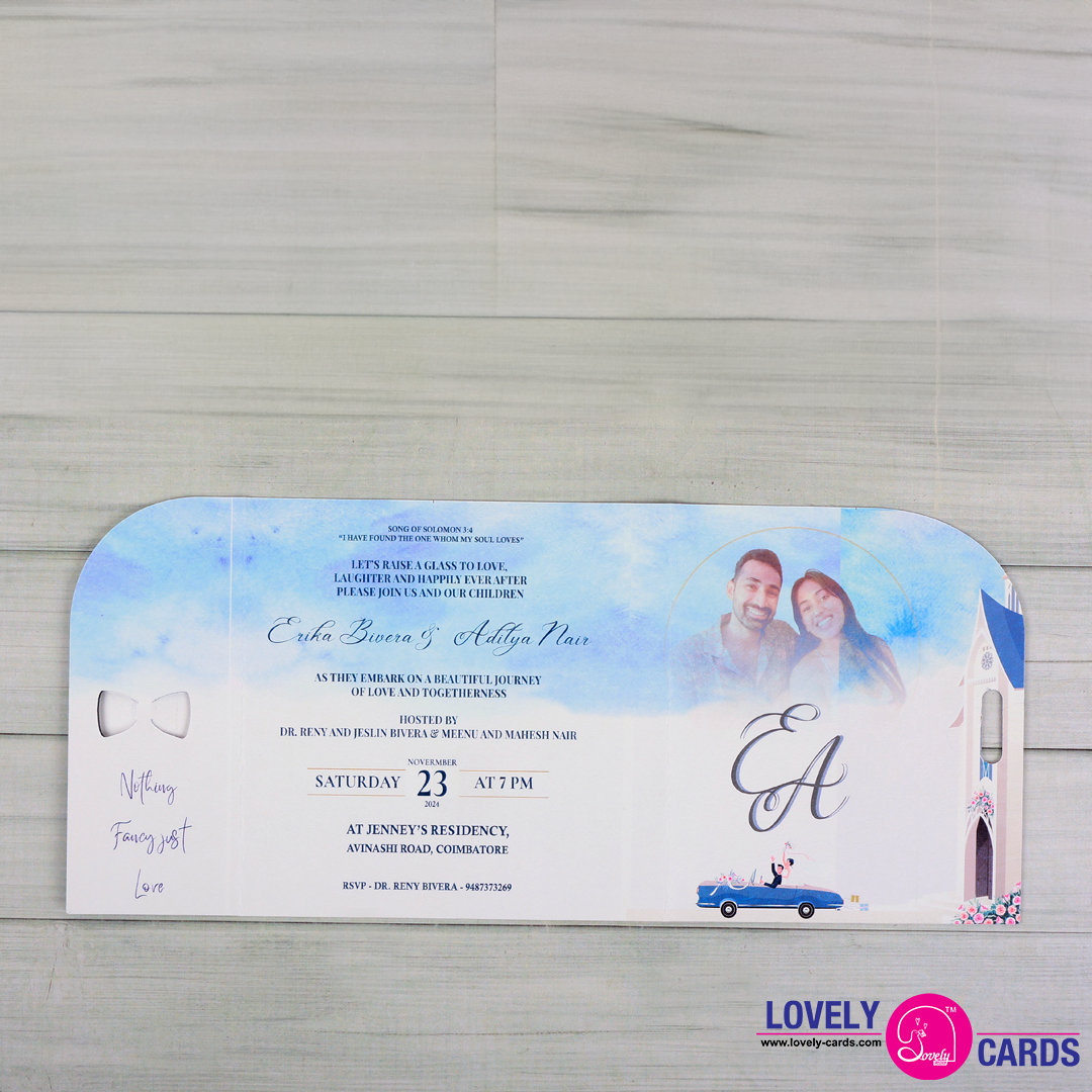 Personalized Wedding Invite-305 — view 2