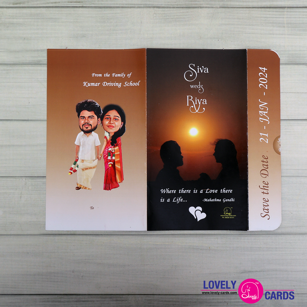 Personalized Wedding Invite-304 — view 3