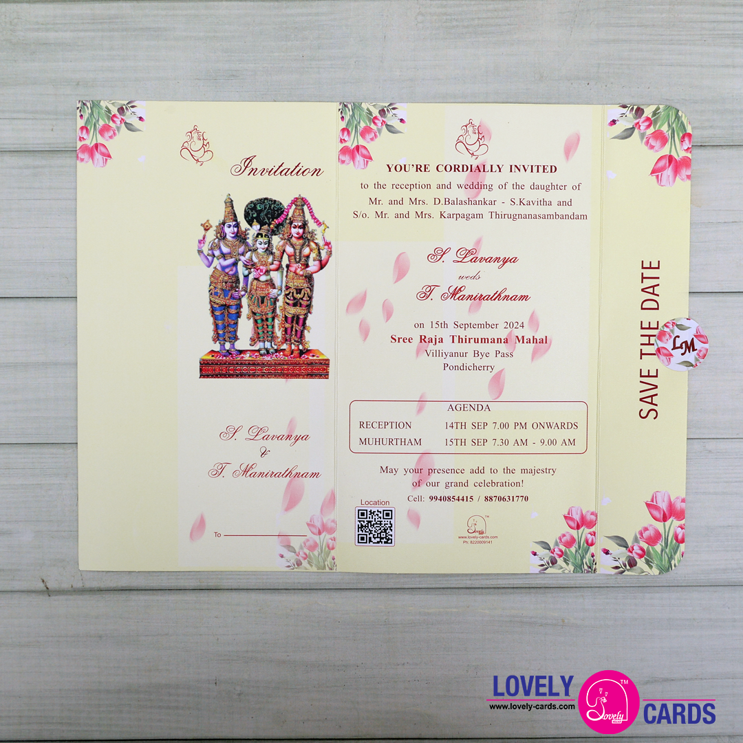 Personalized Wedding Invite-303 — view 3