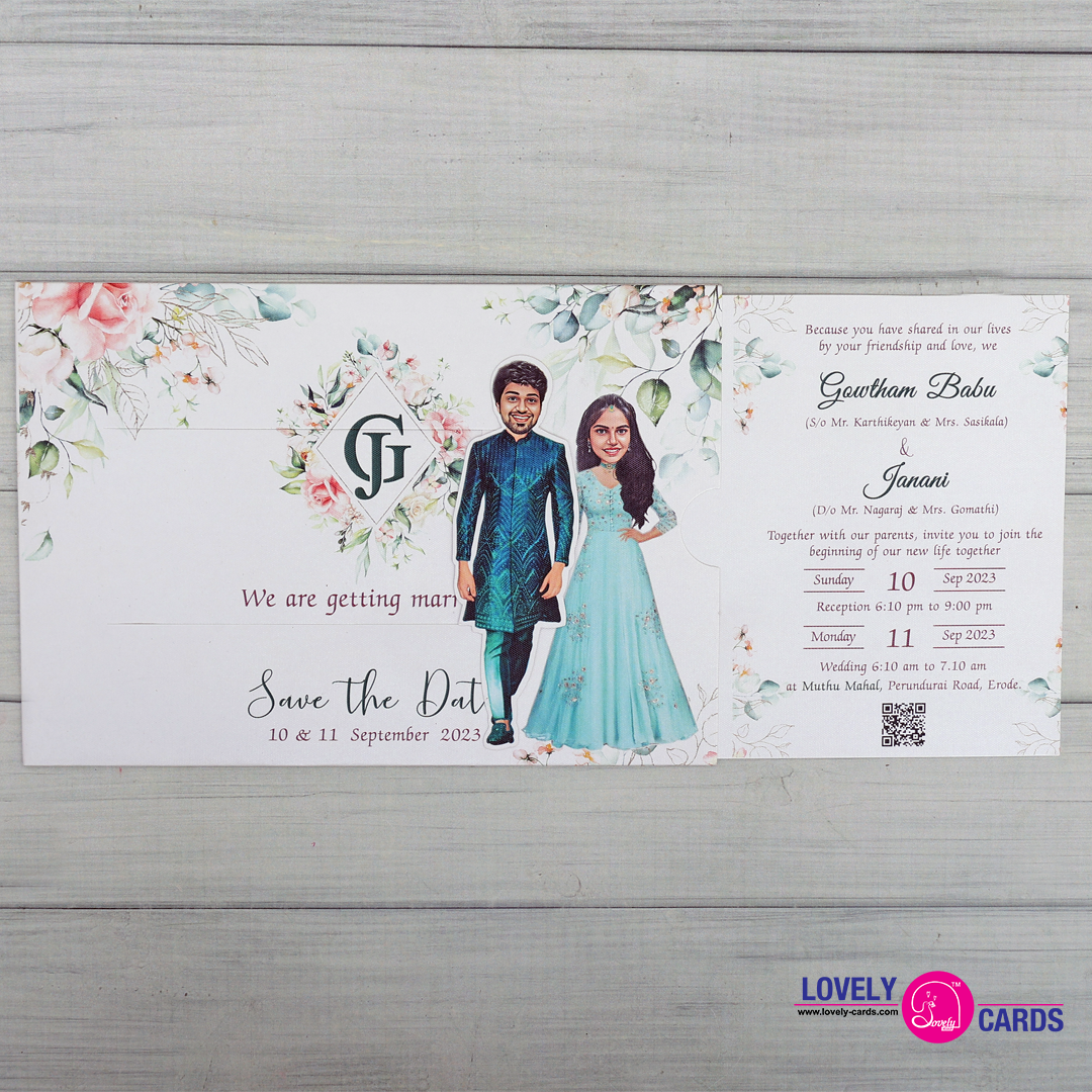Personalized Wedding Invite-275 — view 2