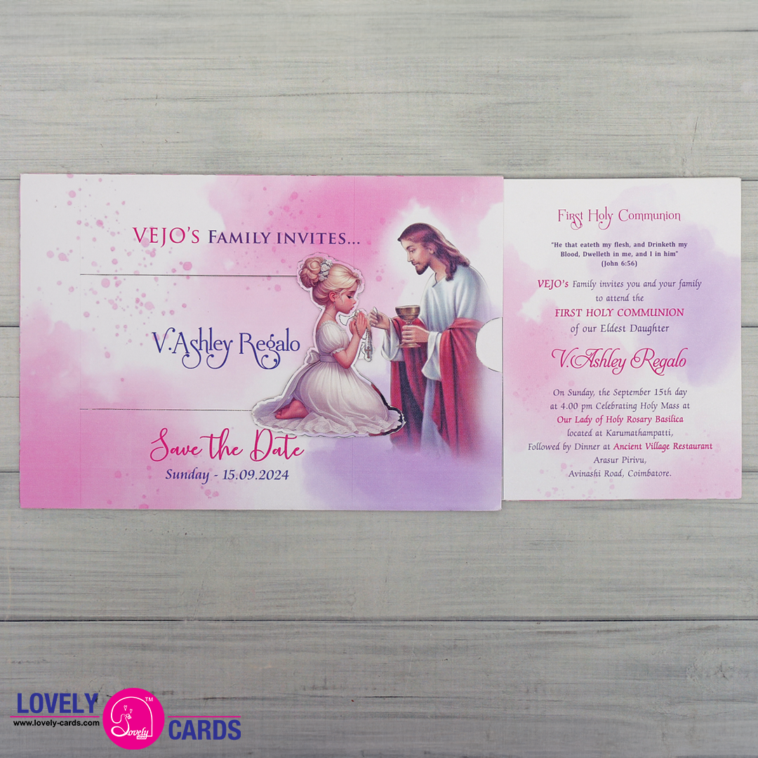 Personalized Holy Communion Invite-006 — view 2