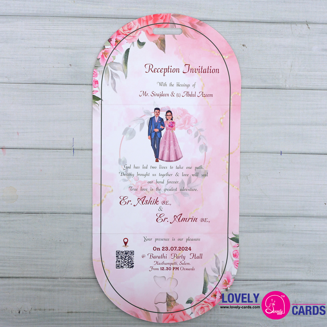 Personalized Wedding Invite-265 — view 2