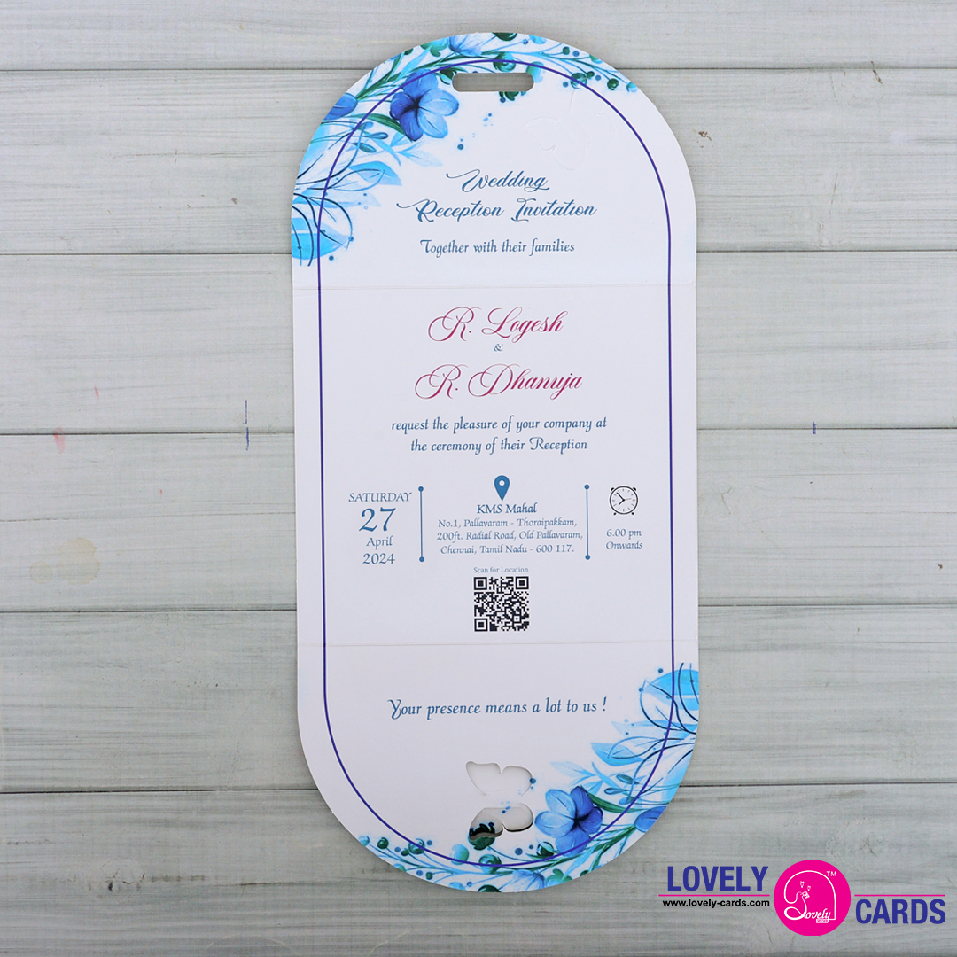Personalized Wedding Invite-260 — view 2