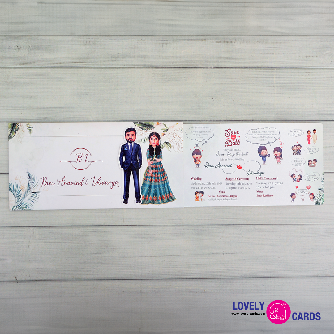 Personalized Wedding Invite-296 — view 2