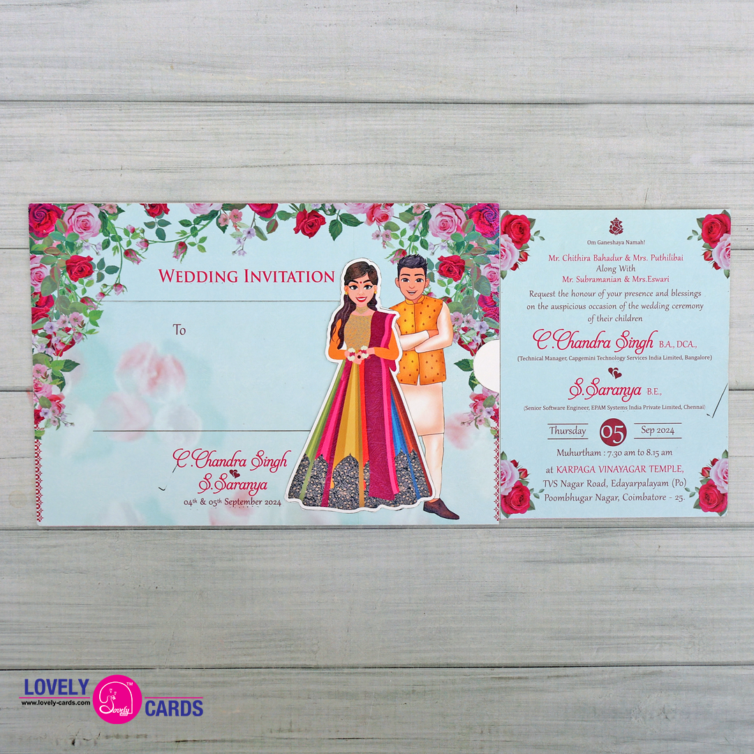 Personalized Wedding Invite-280 — view 2