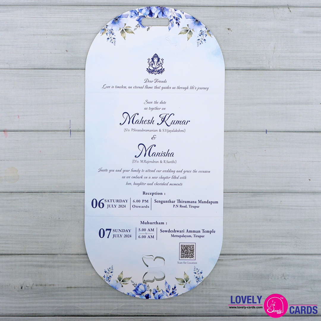 Personalized Wedding Invite-261 — view 2