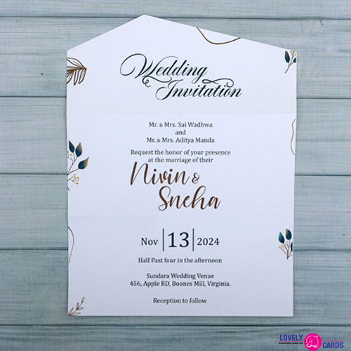 Personalized Wedding Invite-165 — view 2