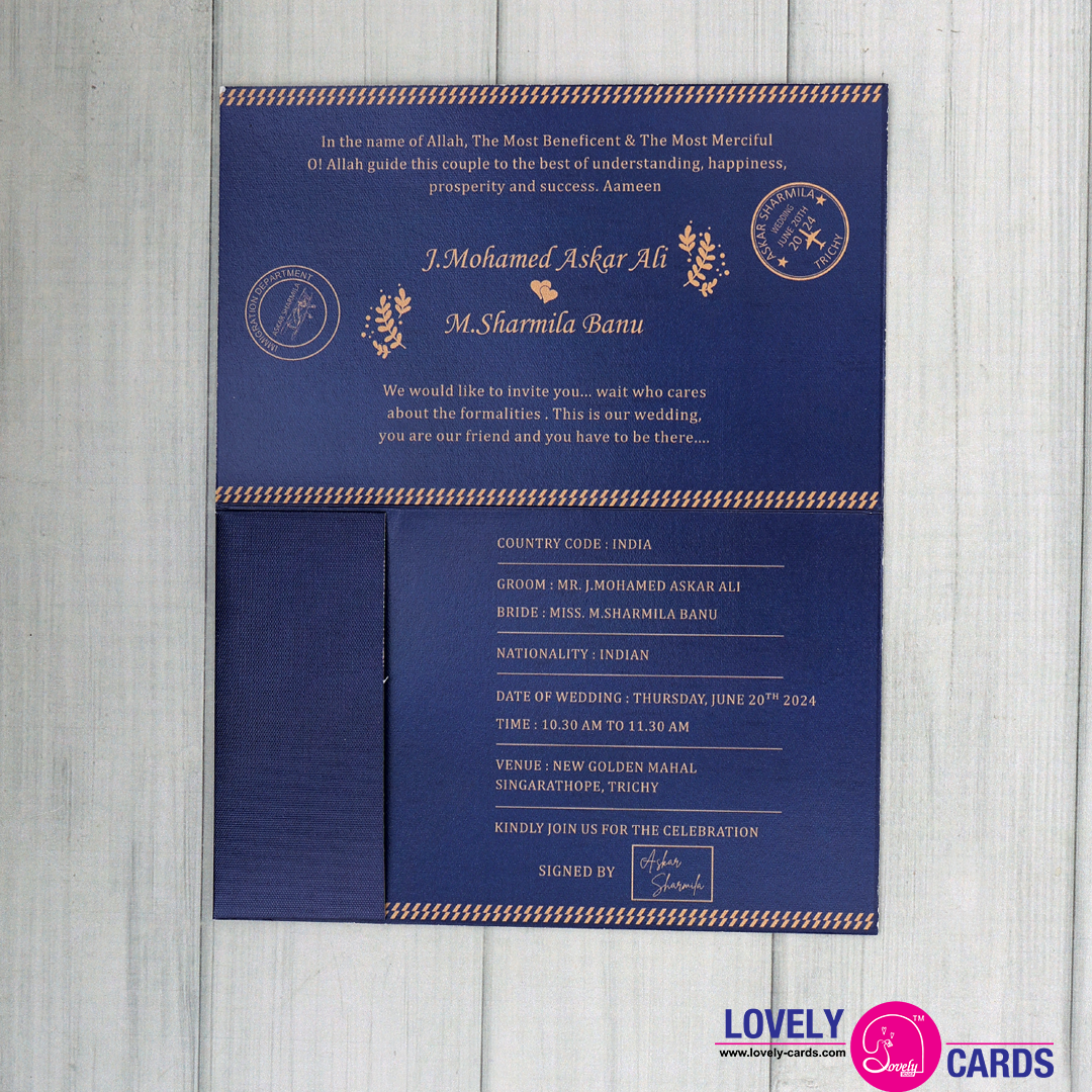 Personalized Wedding Invite-279 — view 2