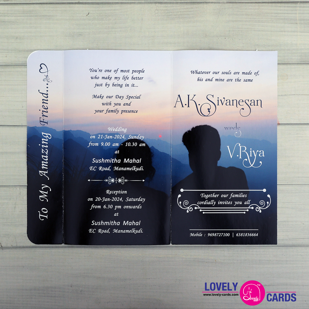 Personalized Wedding Invite-304 — view 2