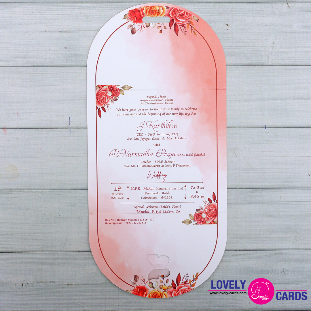 Personalized Wedding Invite-266 — view 2