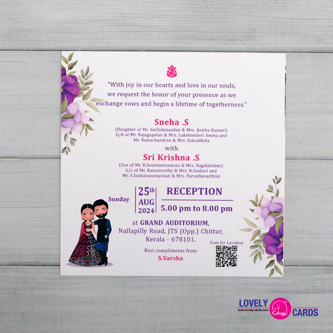 Personalized Wedding Invite-270 — view 3