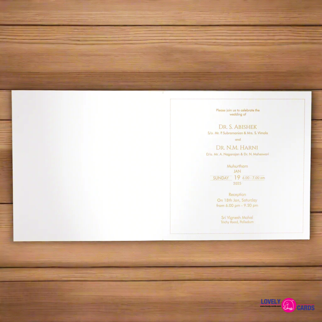 Personalized Wedding Invite-310 — view 3