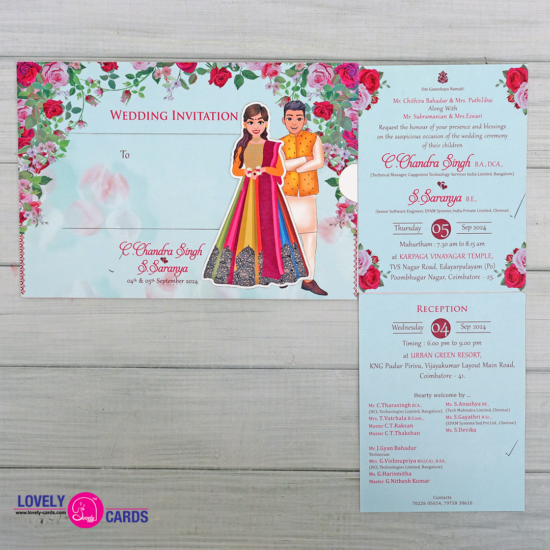 Personalized Wedding Invite-280 — view 3