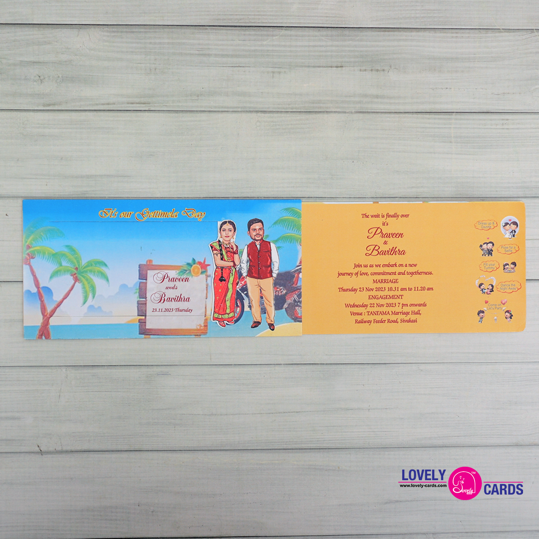 Personalized Wedding Invite-297 — view 2
