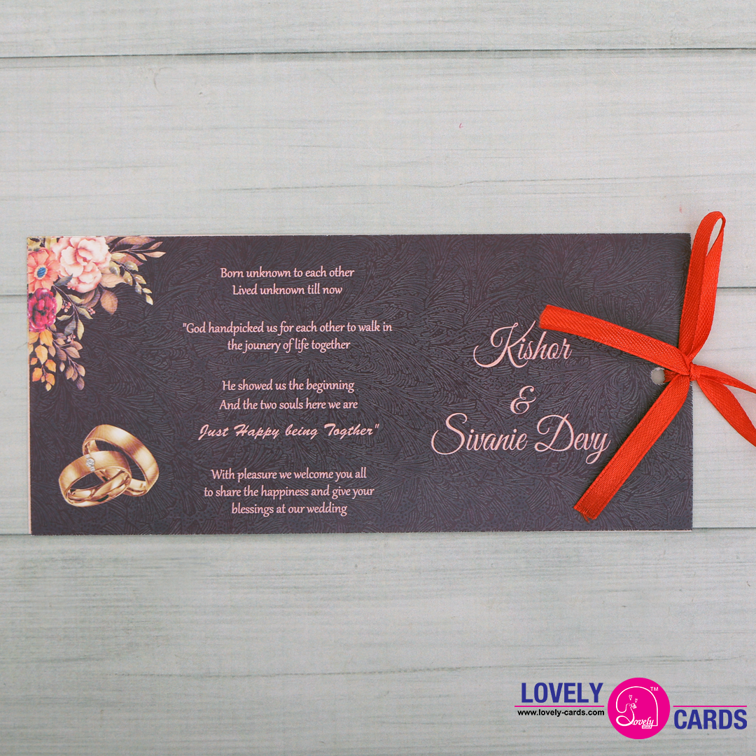 Personalized Wedding Invite-291 — view 2