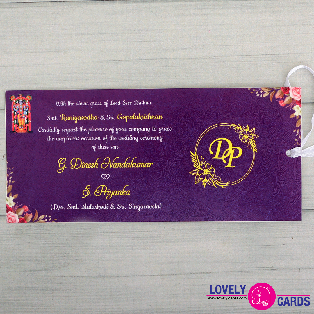 Personalized Wedding Invite-288 — view 2