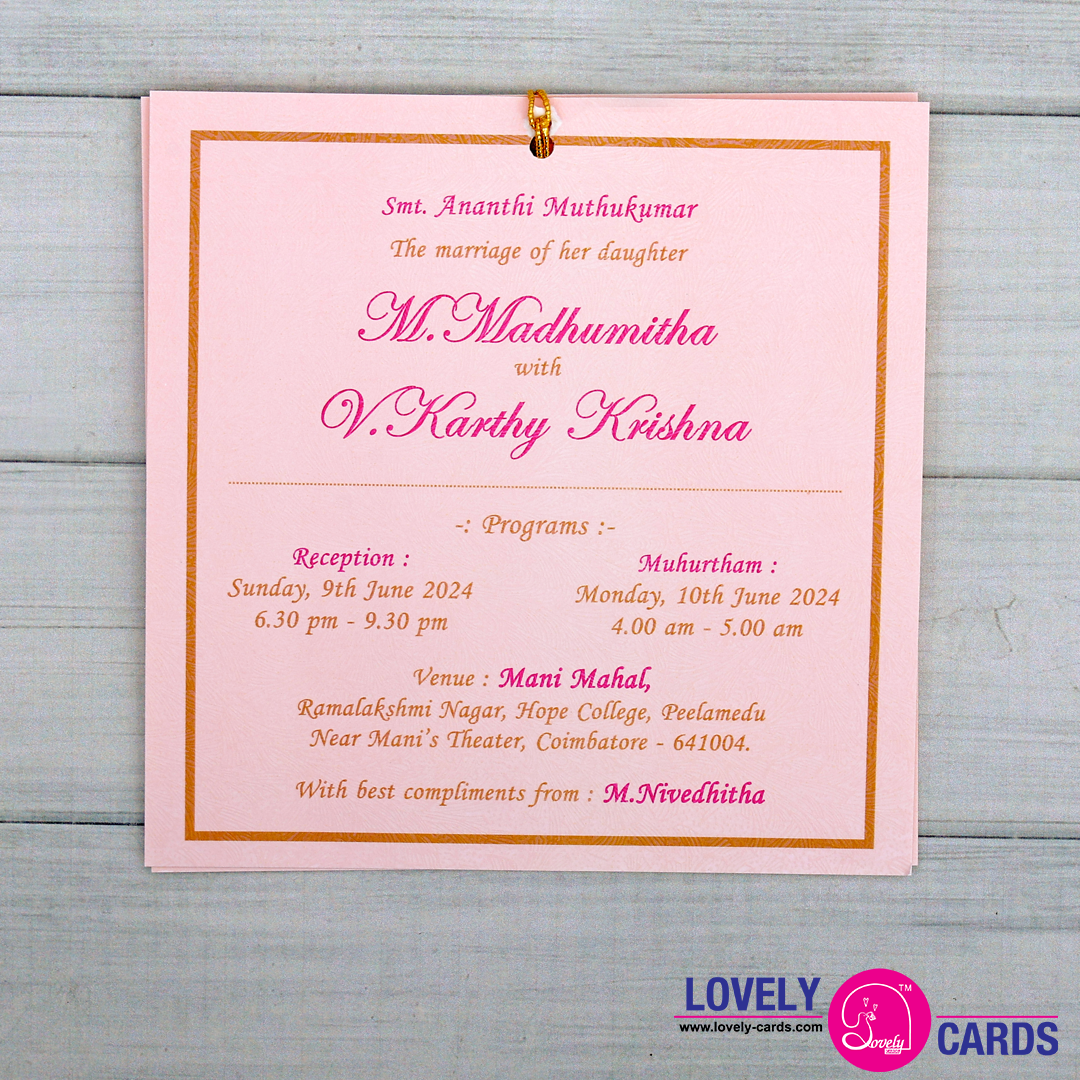 Personalized Wedding Invite-263 — view 3
