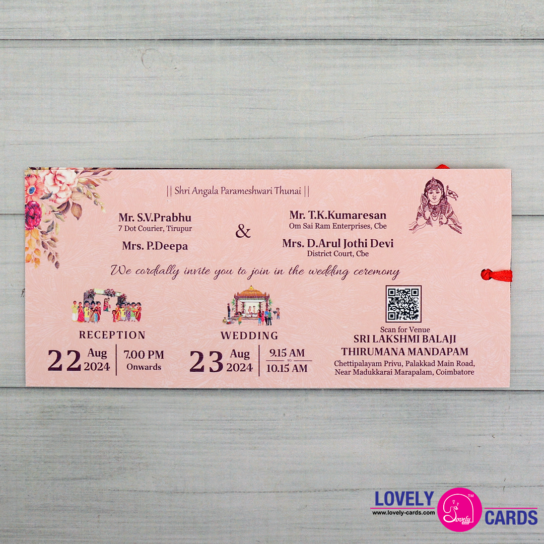 Personalized Wedding Invite-291 — view 3