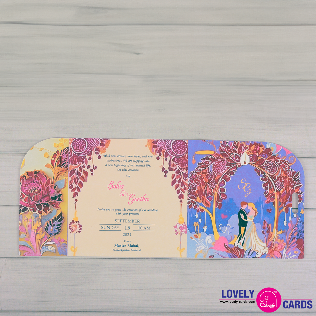 Personalized Wedding Invite-306 — view 2