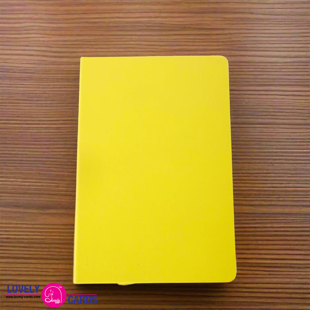 PAD TYPE NOTEBOOK RULED YELLOW – Lovely Cards