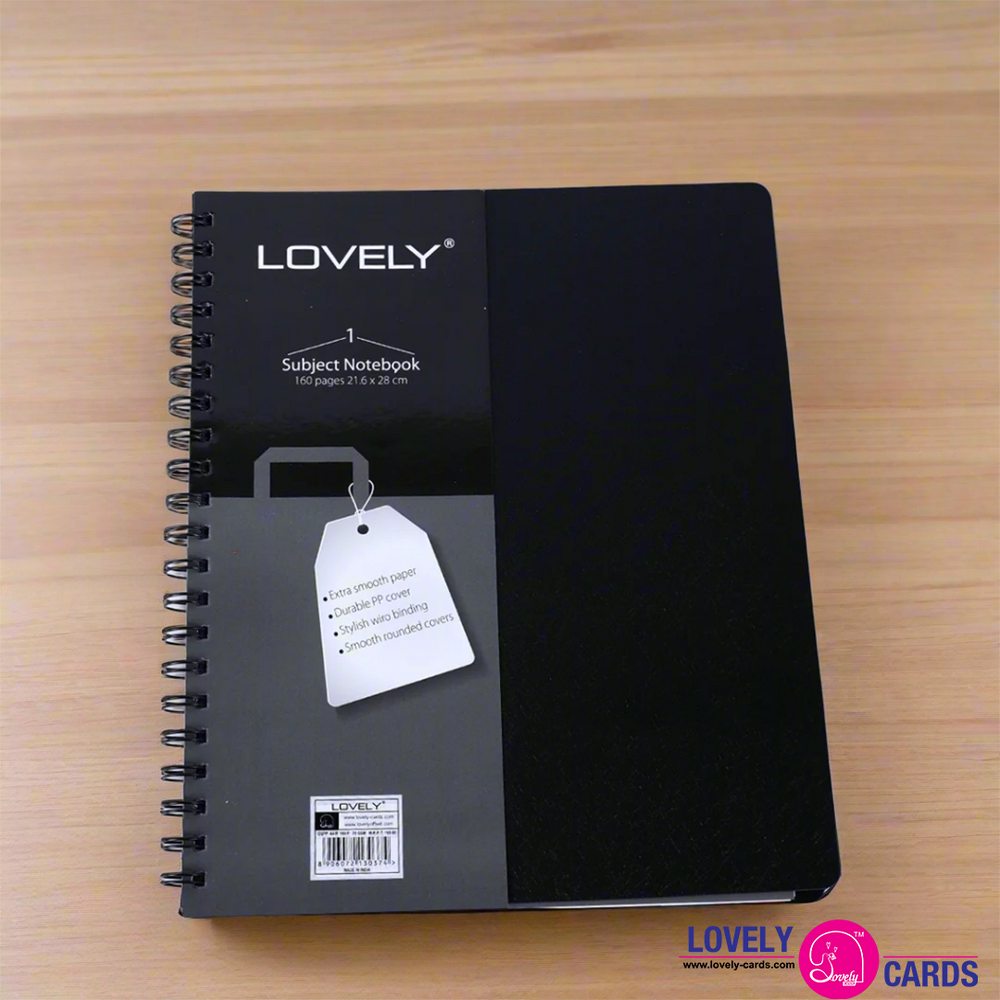 1-SUBJECT A4 PP WIRE-O NOTEBOOK