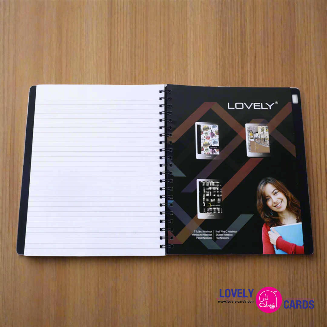 1-SUBJECT A4 PP WIRE-O NOTEBOOK — view 4