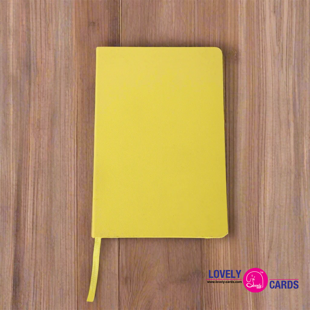 A5 JOURNAL NOTEBOOK YELLOW