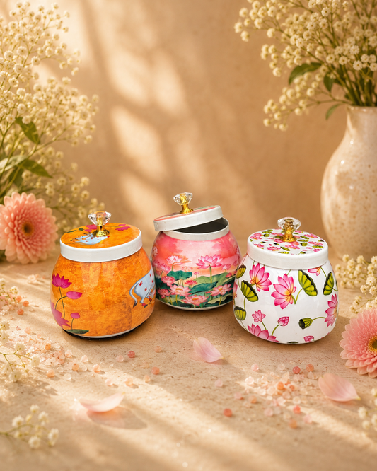 STORAGE JAR WITH LID