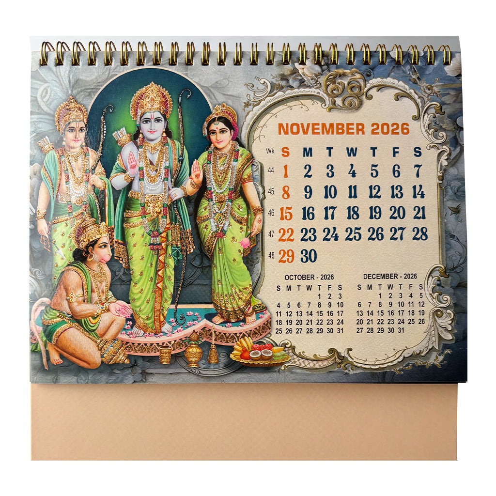 Eleganza 01 Table Calendar 2026 — view 12