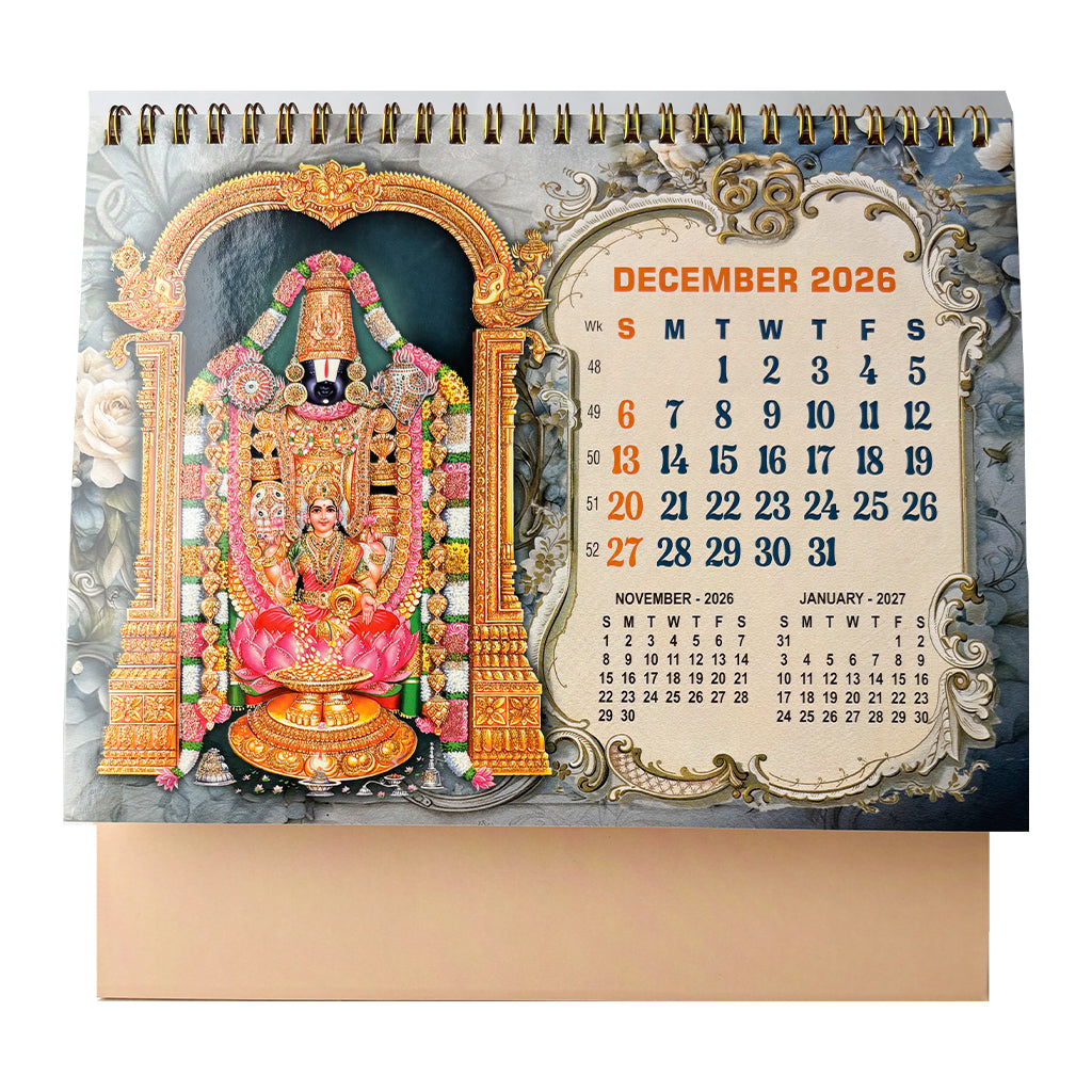 Eleganza 01 Table Calendar 2026 — view 13