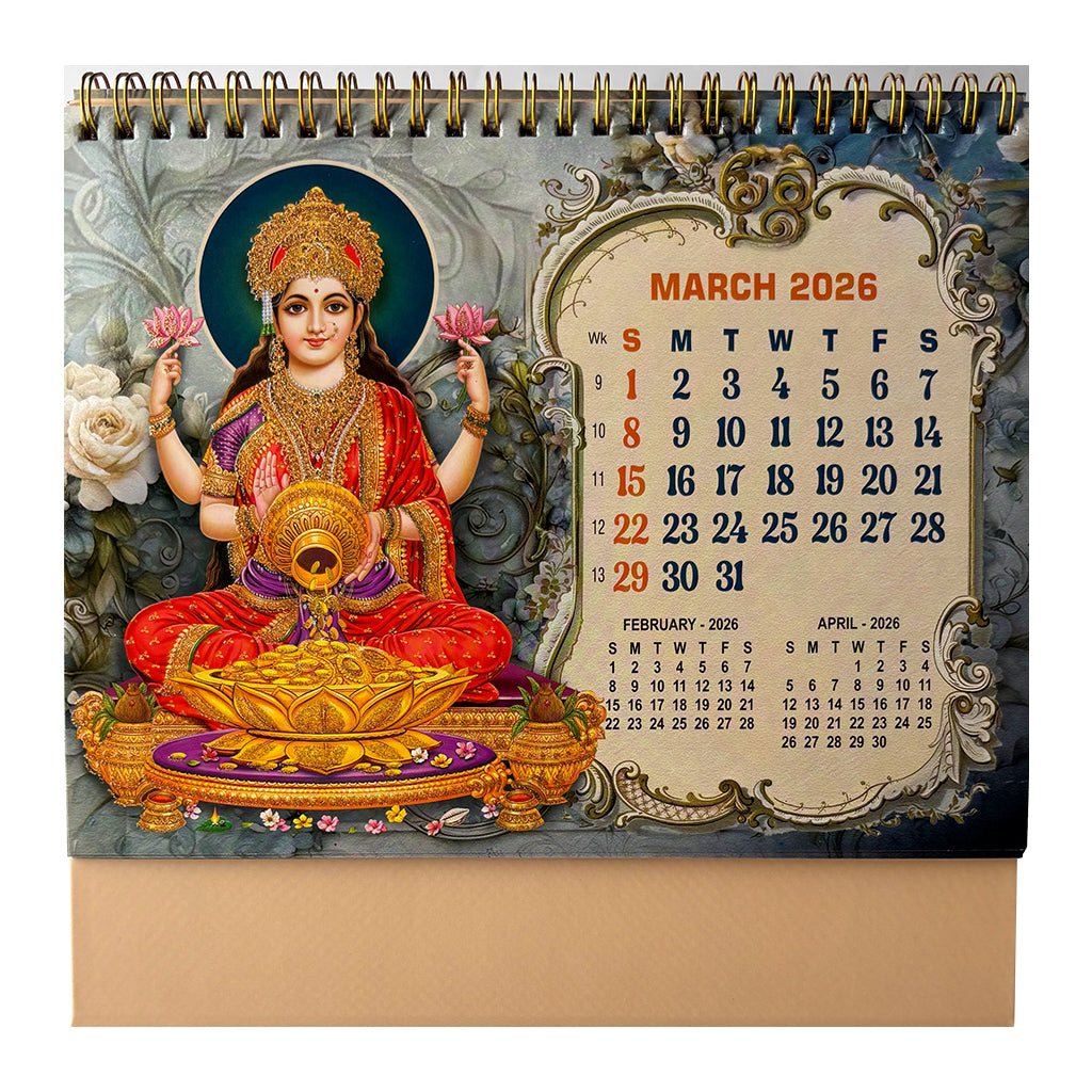 Eleganza 01 Table Calendar 2026 — view 4