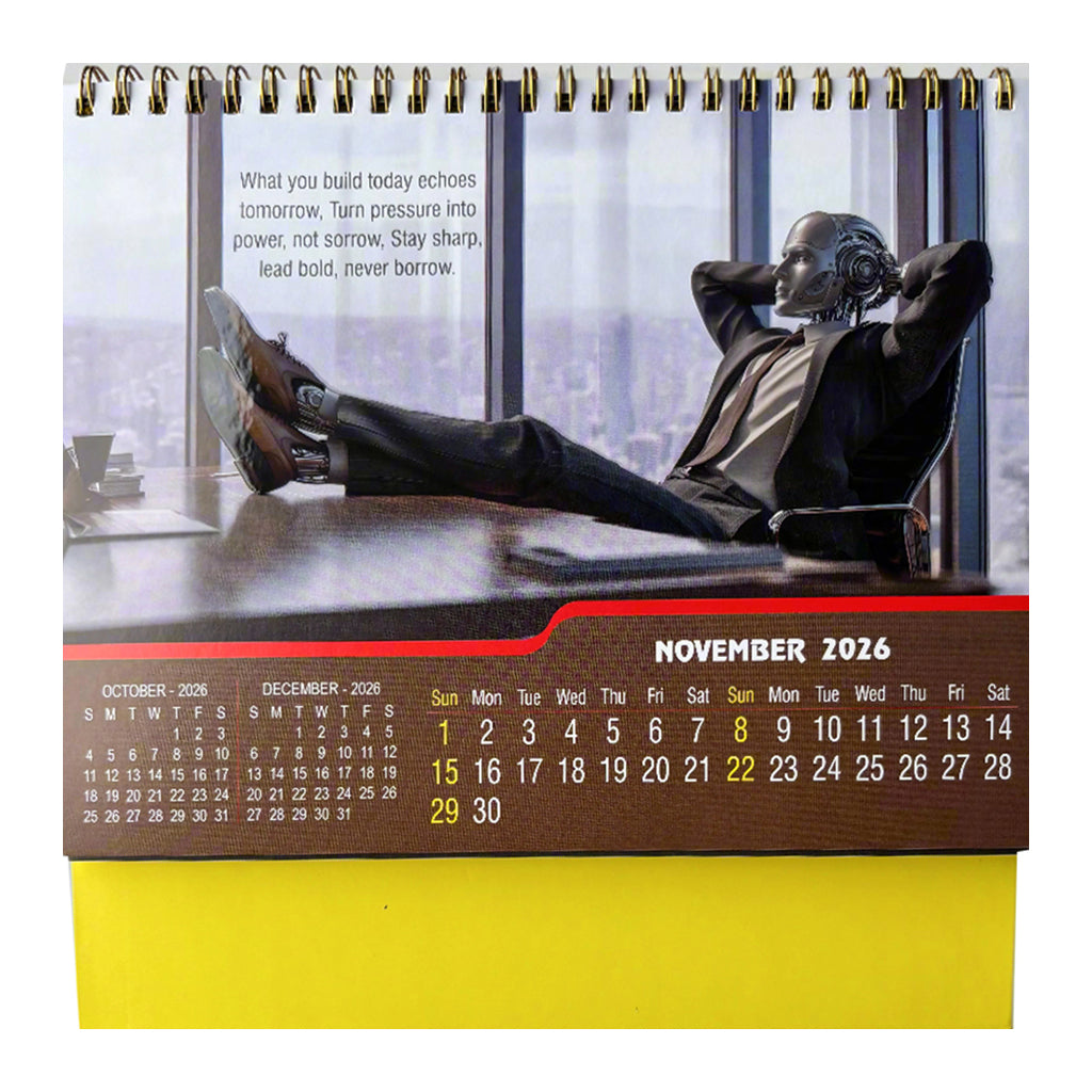 Eleganza 02 Table Calendar 2026 — view 12
