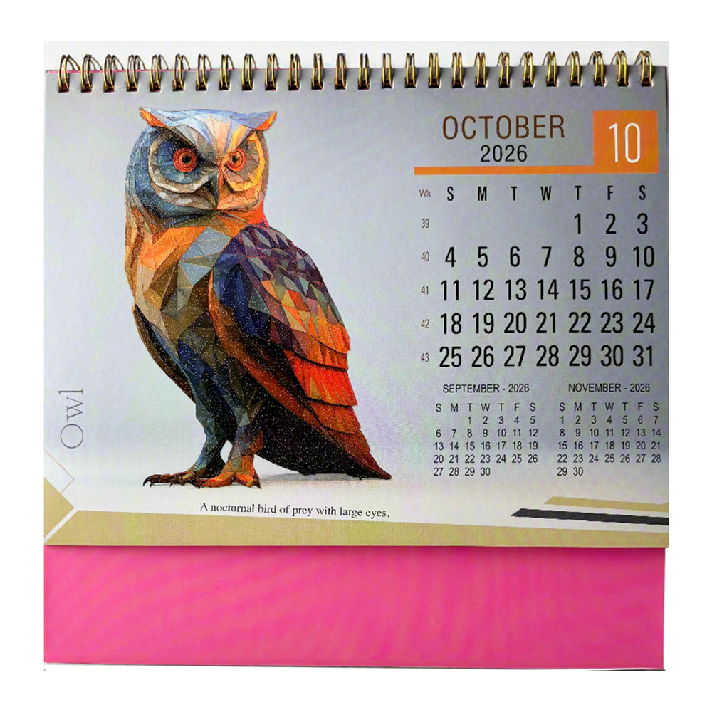 
                  
                    Eleganza 03 Table Calendar 2026
                  
                