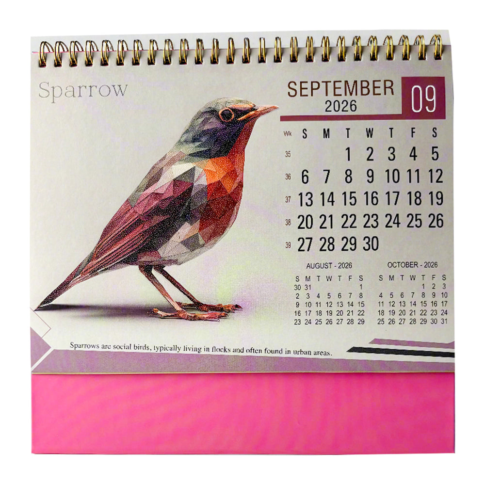 
                  
                    Eleganza 03 Table Calendar 2026
                  
                