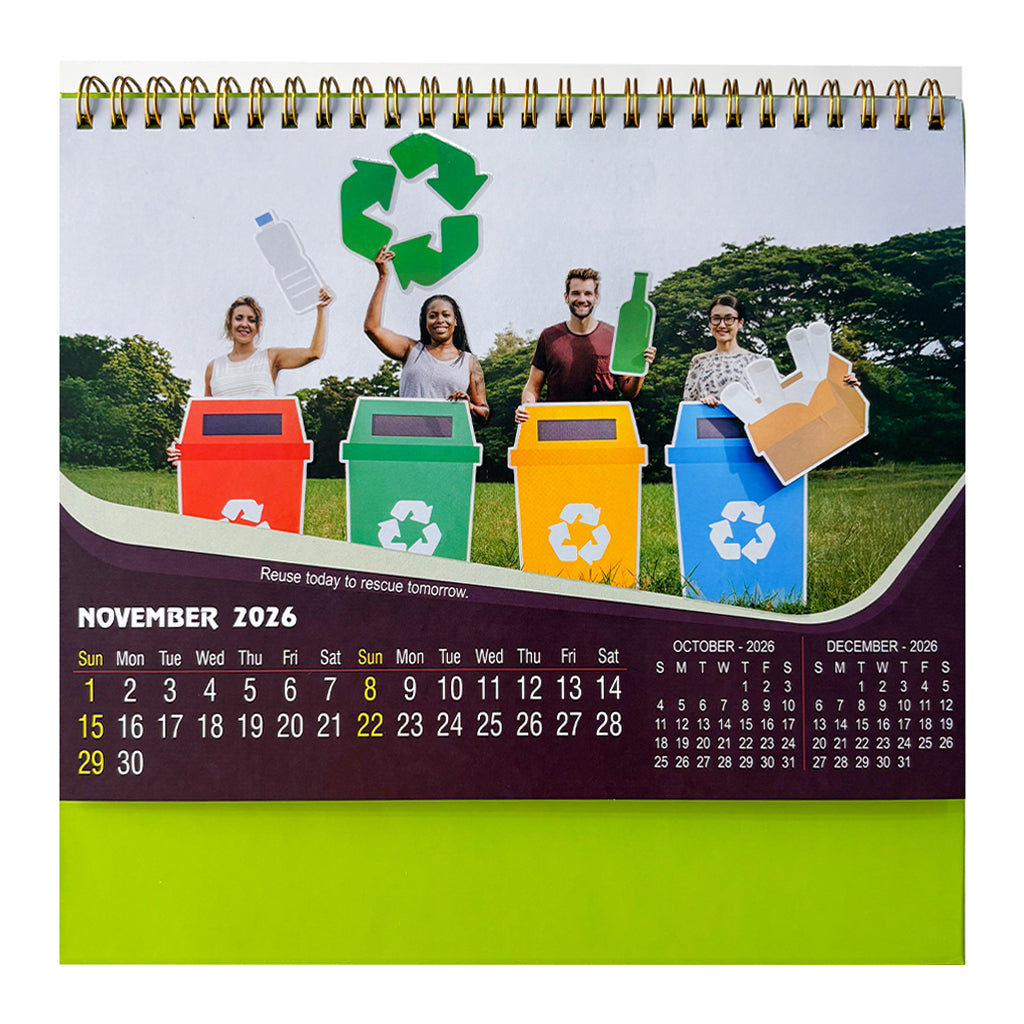 Eleganza 04 Table Calendar 2026 — view 12