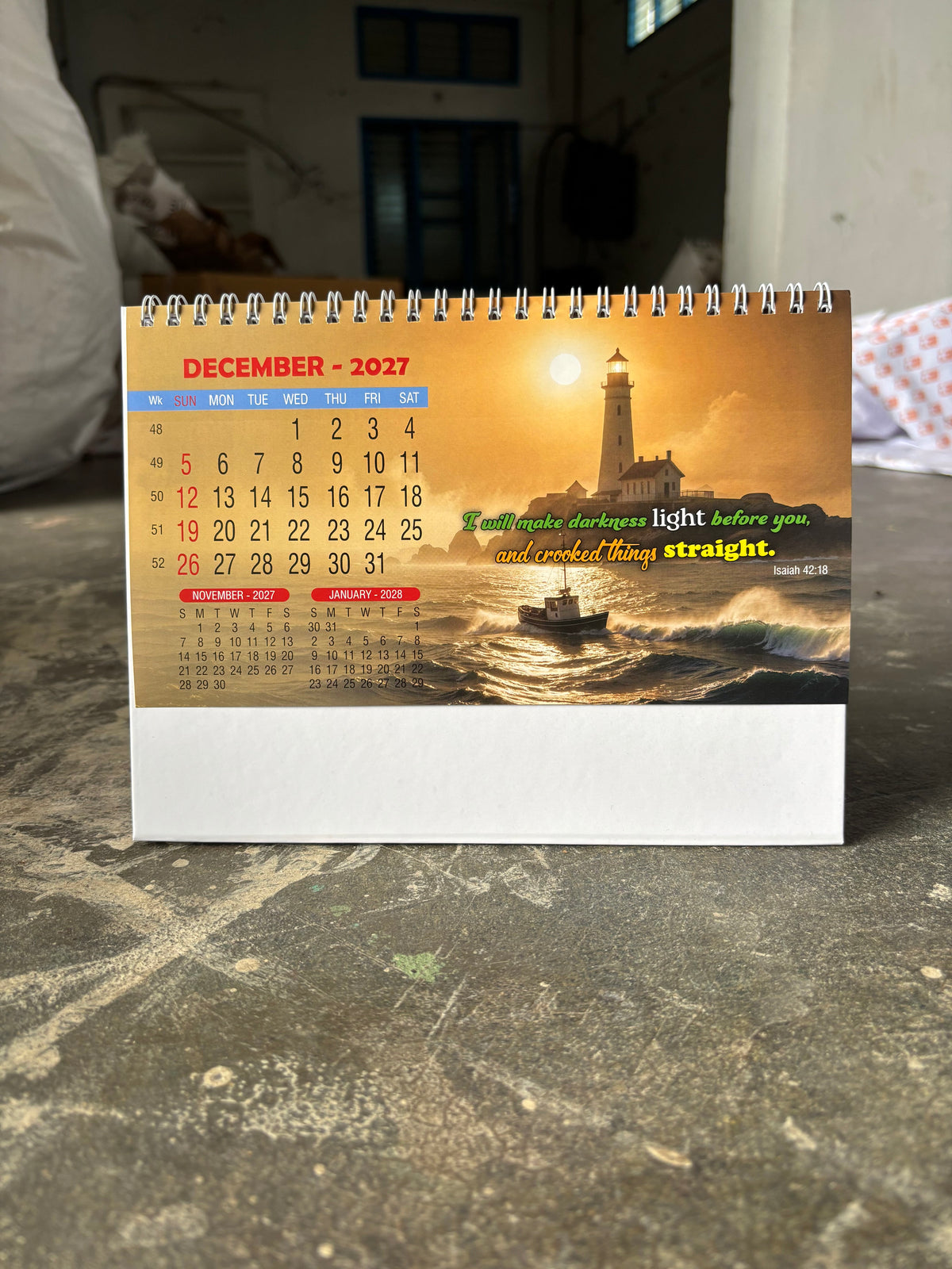NTL 02 Table Calendar 2027