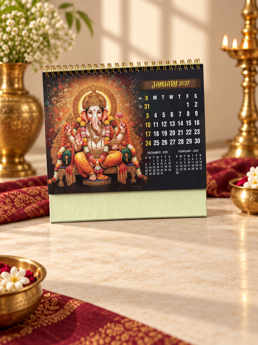 Eleganza 01 Table Calendar 2027 - product view 2