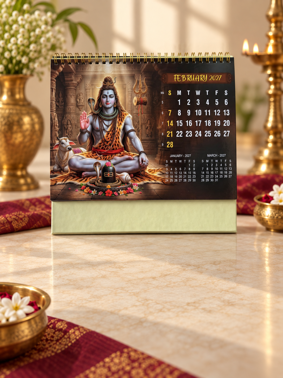 Eleganza 01 Table Calendar 2027 - product view 4
