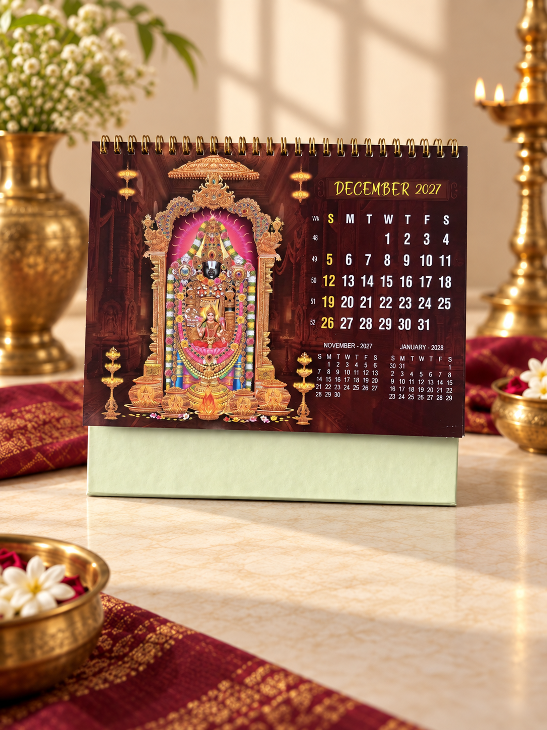 Eleganza 01 Table Calendar 2027 - product view 5