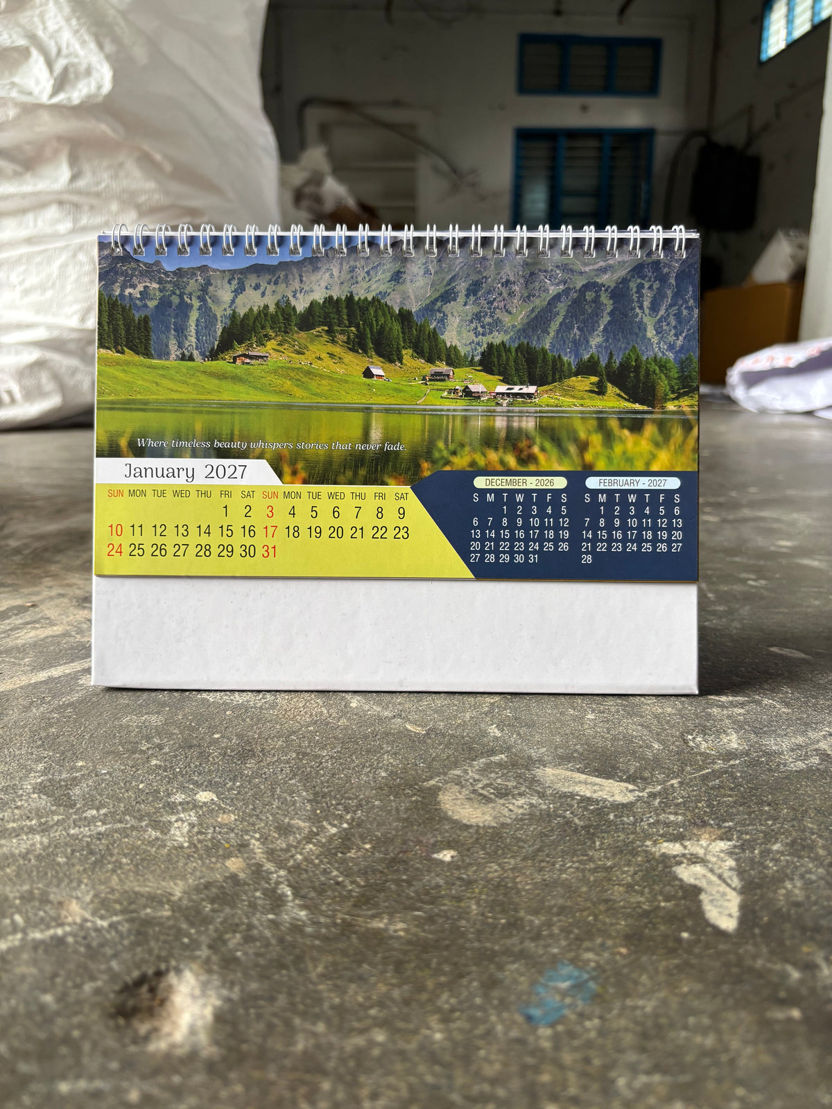 NTL 03 Table Calendar 2027